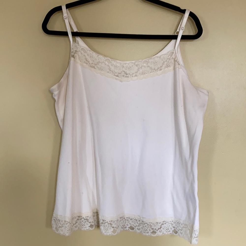 Camisole Cami CJ Banks 1X Ivory